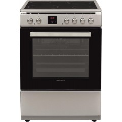 United UFV-68289TP Κουζίνα 69lt με Κεραμικές Εστίες Π60εκ. Inox